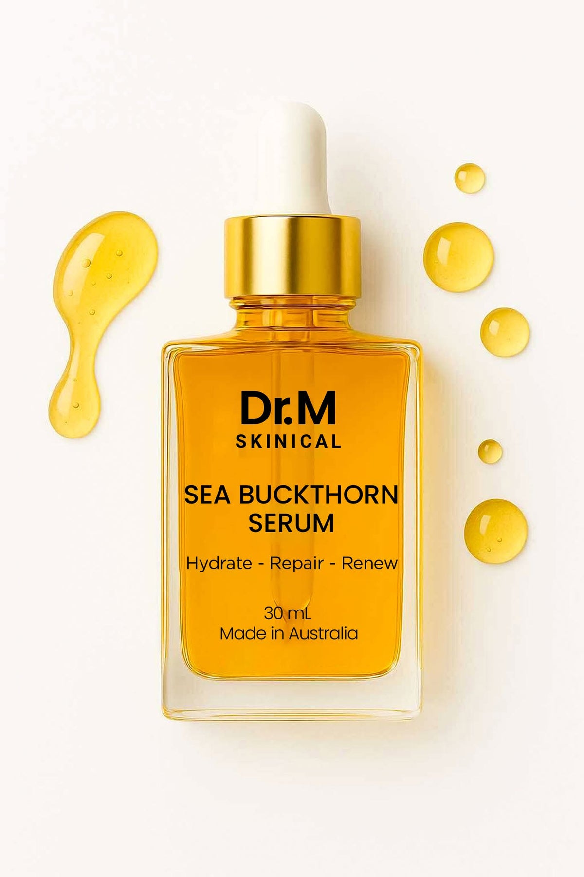 Dr M SKINICAL Sea Buckthorn Serum bottle